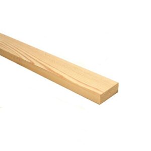 2x1 Pine Planed Softwood Batten Timber Wood PSE PAR Ex "2 x "1 25x50 (Actual size 46x 21mm) 2"x1" (1, 100cm)