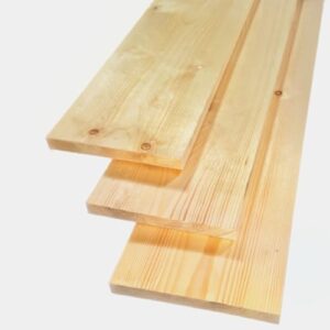 Solid Pine Timber Boards – Smooth Planed Square Edge Wood Planks, 18mm Thick x 165mm (1 x 6") Wide, 60 – 190cm Length – Pine Wood for DIY, Shelving, Fencing, Carpentry, and Craft Projects (10, 190cm)