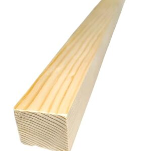 100 CM (3.28 ft) Length Pinewood Timber Moulding - Various Sizes from 20x20 mm to 70x30 mm - TMW Profiles (1, 30x30 mm)