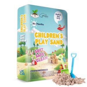 Laeto Summertime Days Childrens Play Sand Medium Bag for Kids Non Toxic Soft Playsand Idea for Playing in Sand Pits