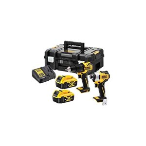 DEWALT DCK2062M2T 18V XR Brushless Compact Twin Pack 2 x 4.0Ah Batteries Charger
