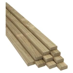 Treated Timber Battens 25mm x 50mm (2x1 inch) 1.5 Metre,Green - Rough Sawn Treated Timber, Timber battens 2x1 Inch, Treated Timber Battens 25x50mm 2x1 Inch (5)