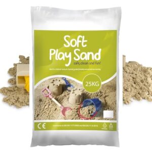 Hadley Children's Soft Play Sand for Kids Play Pit - 20KG (25L)