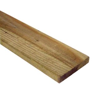 Pressure Treated Softwood Timber 4" x 1" (100mm x 22mm) - 3.0 Metres (Pack of 5)